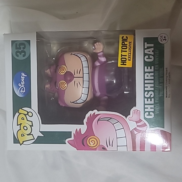 Hot Topic Exclusive Cheshire Cat Pop Figure #35 - Picture 1 of 3